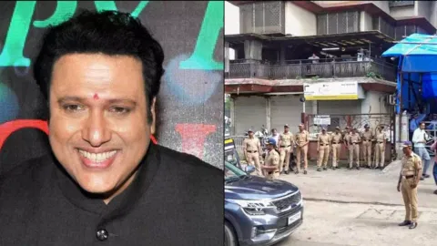&nbsp;Govinda, Police personnel stand guard near the hospital where Bollywood actor Govinda was admitted (PTI)&nbsp;