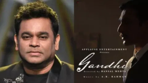 AR Rahman, Gandhi poster&nbsp;