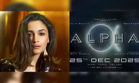 Alia Bhatt; Alpha movie poster&nbsp;