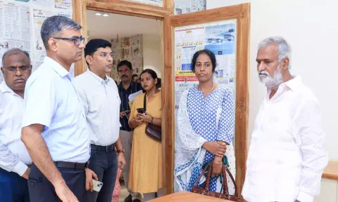 Minister Sekar Babu inspects renovation works (X)&nbsp;