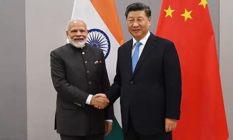 &nbsp;PM Narendra Modi, President Xi Jingping (PTI)