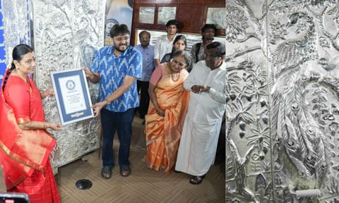 Durga Stalin unveiled world’s largest silver wardrobe&nbsp;