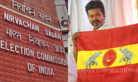 Election Commission of India; Tamilaga Vettri Kazhagam leader Vijay&nbsp;