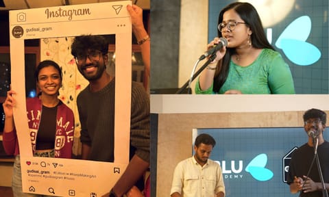 L TO R: Shyamala and Arun, From their previous editions