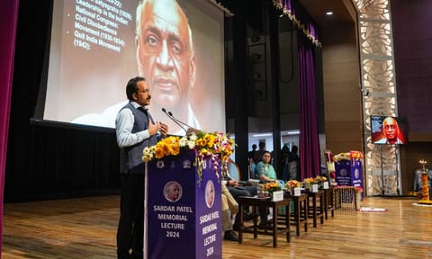 &nbsp;ISRO Chairman S. Somanath delivers the Sardar Vallabhbhai Patel Memorial Lecture 2024