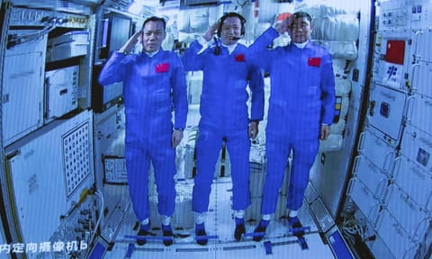 Chinese astronauts (AP)&nbsp;
