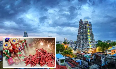 Madurai Meenakshi temple admin issues firecracker advisory for Deepavali
