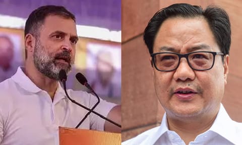 Rahul Gandhi; Kiren Rijiju