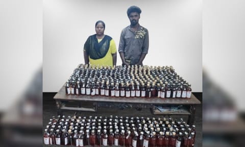 Arrested individuals Revathi and Ayyanar