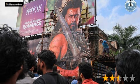 Fans celebrating the FDFS of Suriya's Kanguva movie (Photo: Hemanathan M)&nbsp;