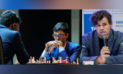 R Praggnanandhaa; Magnus Carlsen&nbsp;&nbsp;