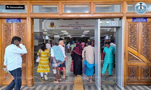 Metal detectors installed at Rajiv Gandhi GH (Hemanathan M)&nbsp;