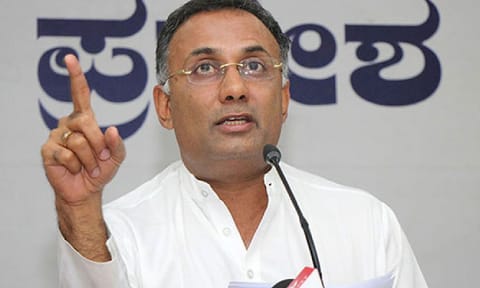 Karnataka Health Minister Dinesh Gundu Rao (PTI)&nbsp;