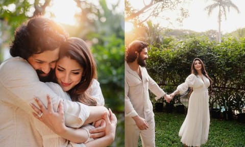 Akhil Akkineni with Zainab Ravdjee (Image/Instagram)
