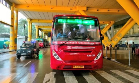 Special metropolitan bus service in Chennai airport
