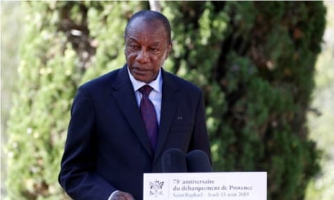 &nbsp;Guinean President Mamadi Doumbouya