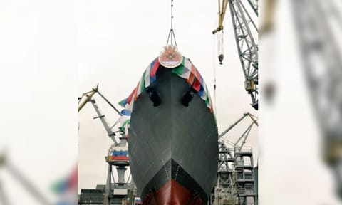 Indian Navy's stealth frigate Tushil (ANI)&nbsp;