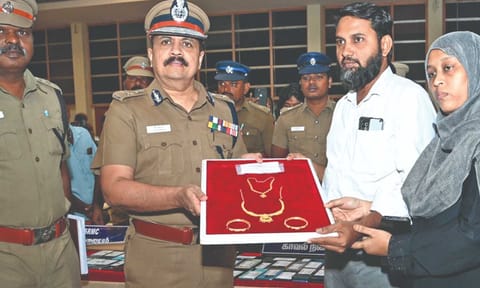 Properties returned included gold &amp; silver articles, mobile phones, laptops, and a two-wheeler