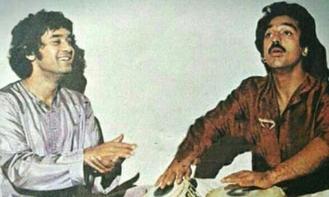 Zakir Hussain and Kamal Haasan (Photo/X/@ikamalhaasan)