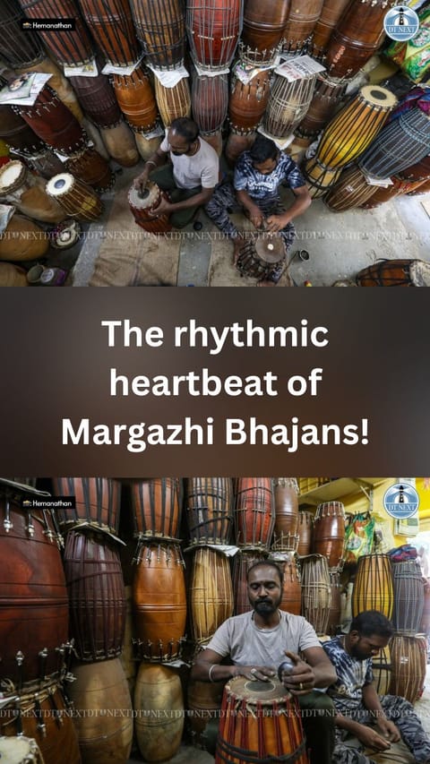 The rhythmic heartbeat of Margazhi Bhajans!