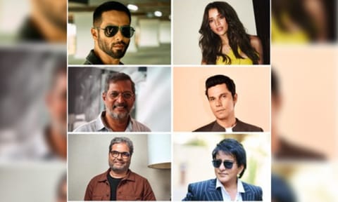 Actors Shahid Kapoor, Director Vishal Bhardwaj, Randeep Hooda, Nana Patekar, Triptii Dimri,
