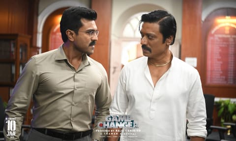 Ram Charan and SJ Suryah (X)