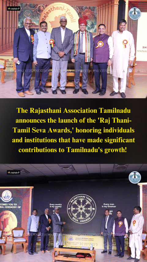 Rajasthani Association Tamil Nadu launches â€˜Raj Thani-Tamil Seva Awardsâ€™ to honour contributions to TNâ€™s growth