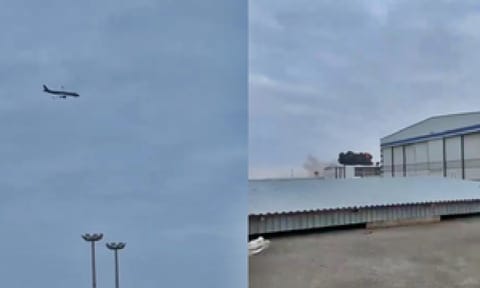 Azerbaijan Airlines plane crashes near Kazakhstan's Aktau