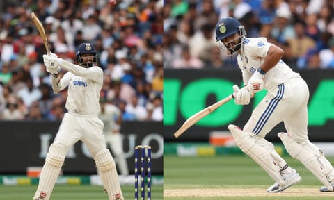 (L-R) Washington Sundar; Nitish Reddy (X/bcci)