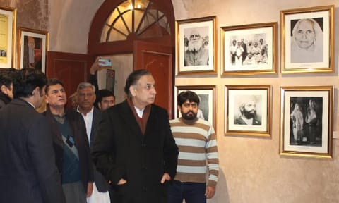 Punjab Chief Secretary Zahid Akhtar Zaman inaugurated the gallery on Monday (Photo: Poonch House Instagram)&nbsp;