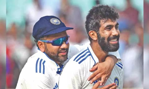 Rohit Sharma and Jasprit Bumrah