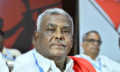 CPM state secretary P Shanmugam&nbsp;