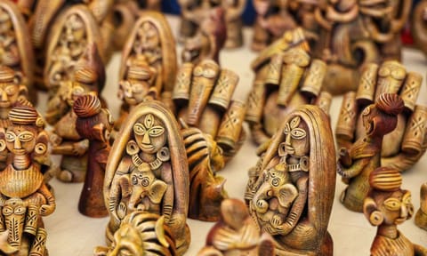 Tribal Mughal dolls from West Bengal