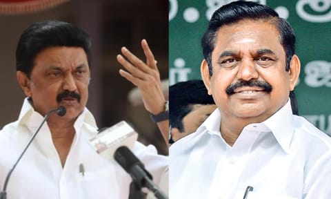Chief Minister MK Stalin; AIADMK general secretary Edappadi K Palaniswami&nbsp;
