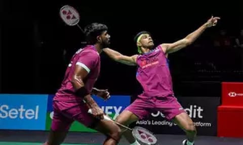 &nbsp;Satwiksairaj Rankireddy and Chirag Shetty