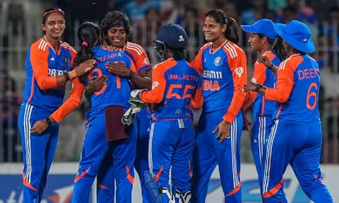 Indian team players (PTI)&nbsp;