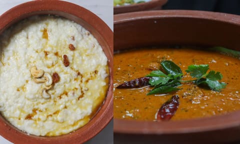 Venn pongal; Pachasundakkai kaara kulambu