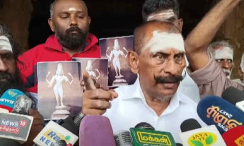 Retired IPS officer and former head of Tamil Nadu police’s Idol Wing Pon Manickavel