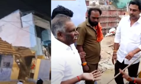 Visuals from the spot (Thanthi TV)
