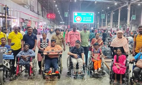 Send Off picture of&nbsp; Tamilnadu Boccia Team from Ektha for the 9th Boccia National Championship 2024-25 (Credit: Boccia instagram)