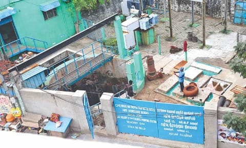 Representative image of sewage pumping station in Chennai&nbsp;