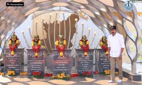 Vijay’s TVK celebrated its first anniversary at its headquarters in Panayur (Photo: Hemanathan M)