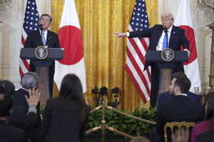 US President Donald Trump and Japanese Prime Minister Shigeru Ishiba&nbsp;