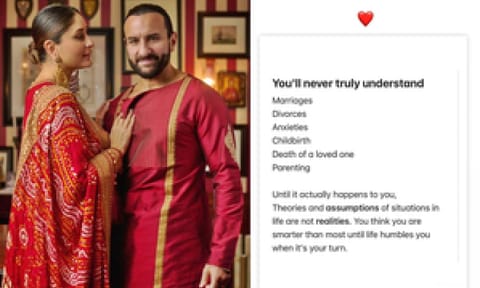 Kareena Kapoor with Saif Ali Khan