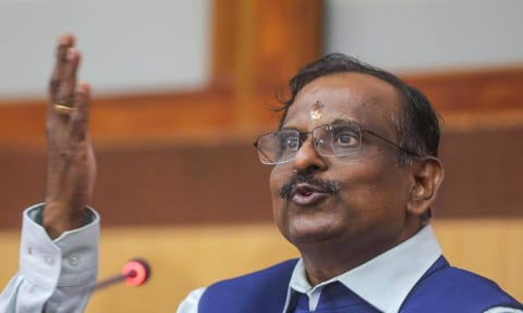 ISRO Chairman V Narayanan&nbsp;