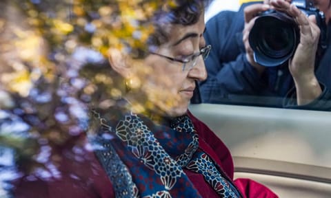 Delhi Chief Minister and Aam Aadmi Party (AAP) candidate from Kalkaji constituency Atishi arrives at the residence of the party's chief and candidate from New Delhi constituency Arvind Kejriwal (PTI)&nbsp;&nbsp;