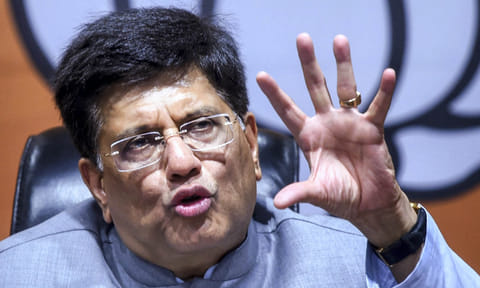 BJP leader Piyush Goyal (PTI)&nbsp;