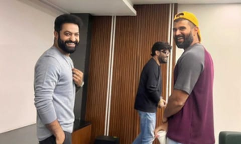 &nbsp;Jr. NTR and Vijay Deverakonda (IANS)