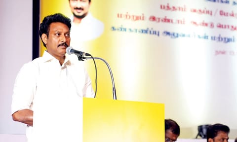 Tamil Nadu School Education Minister Anbil Mahesh Poyyamozhi&nbsp;