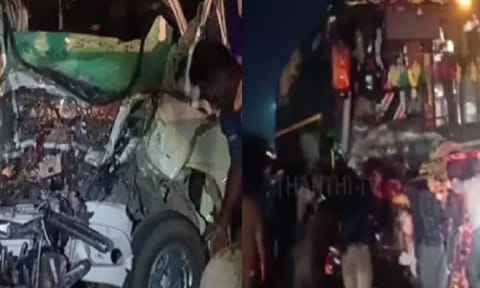 Visuals from the spot (Thanthi TV)